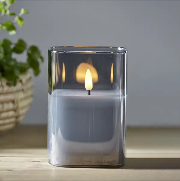 LED Stumpenkerze Flamme