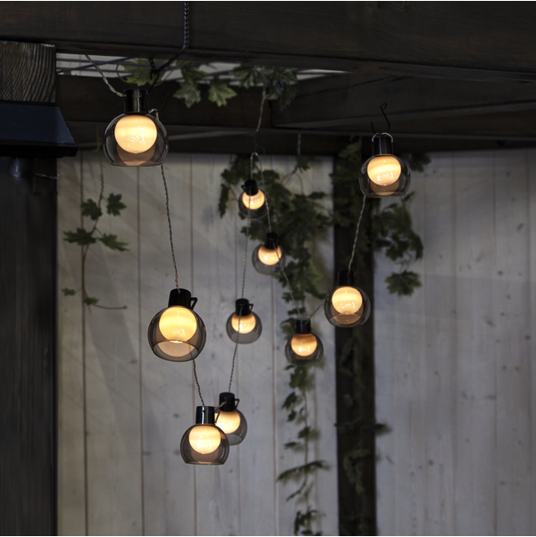 Solar Light Chain Smoky