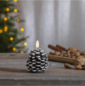 LED Pillar Candle Flamme Cone