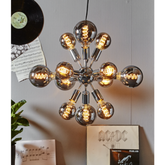 LED Lamp E27 G95 Decoled Spiral Smoke