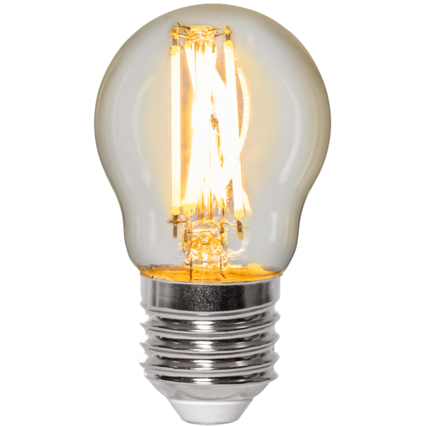 LED Lamp E27 G45 Clear Dim to Warm