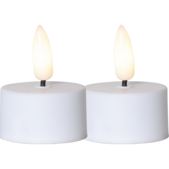 LED Tealight 2 Pack Flamme