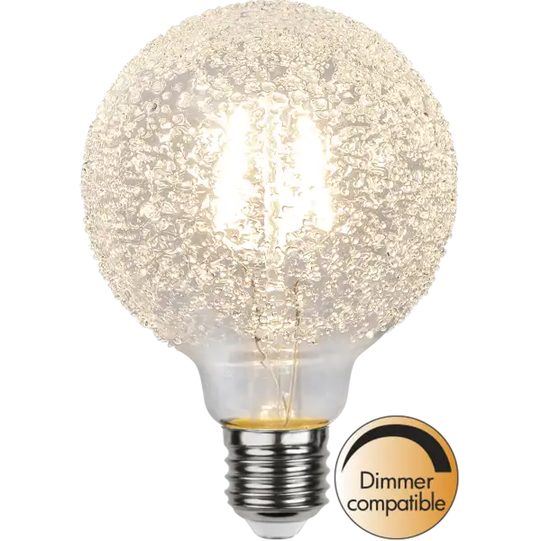 LED-lampa E27 Glob 95 Decoled