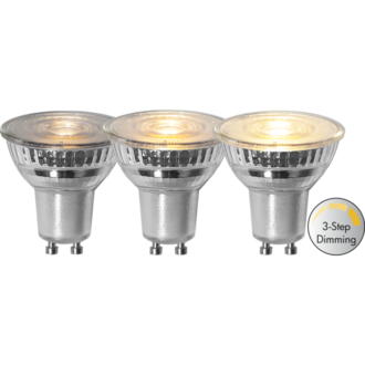 LED Lamp GU10 MR16 Spotlight Glass 3-step