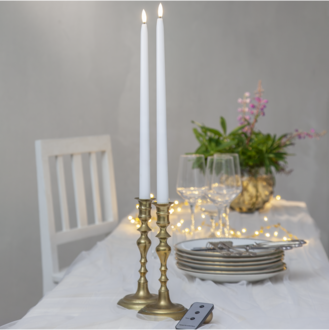 LED Dinner Candle 2 pack Flamme Slim
