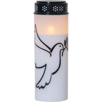 LED Memorial Candle Dove
