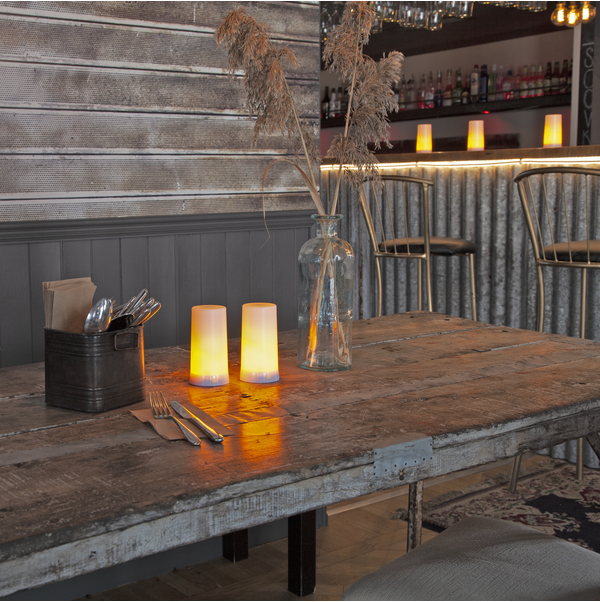 LED Pillar Candle Diner 5 Extra