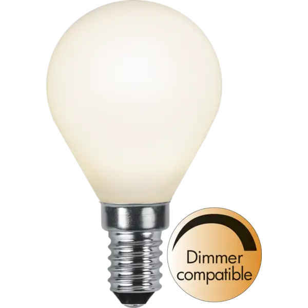 LED-lampa E14 Klot Opaque Filament RA90