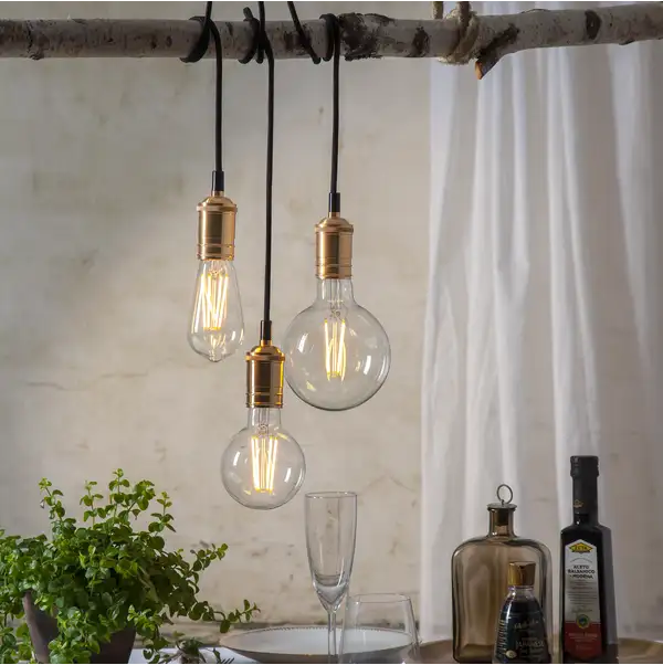 LED-lampa E27 Glob 125 Soft Glow 3-step