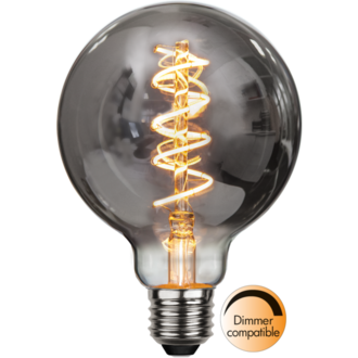 LED Lamp E27 G95 Decoled Spiral Smoke