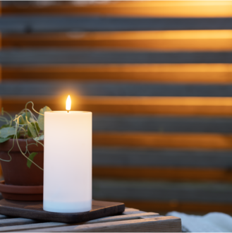 Solar Candle Flamme Saul