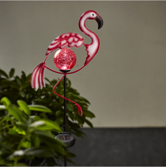 Solar Decoration Flamingo