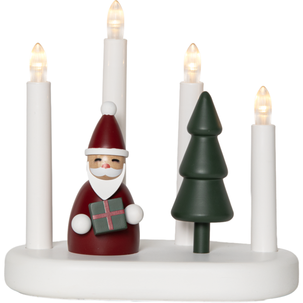 Candlestick Santa