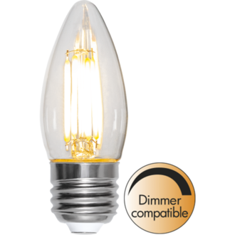 LED Lamp E27 C35 Clear