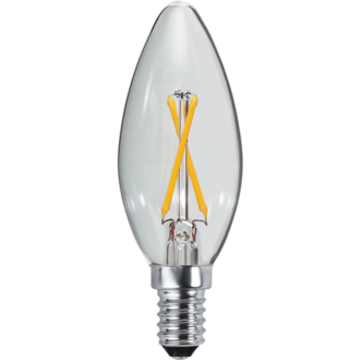 LED Lamp E14 C35 Clear