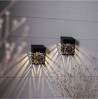 Solar Wall Lantern 2 pack Izola Wall