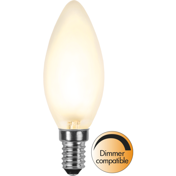 LED Lamp E14 B35 Opaque Filament RA90