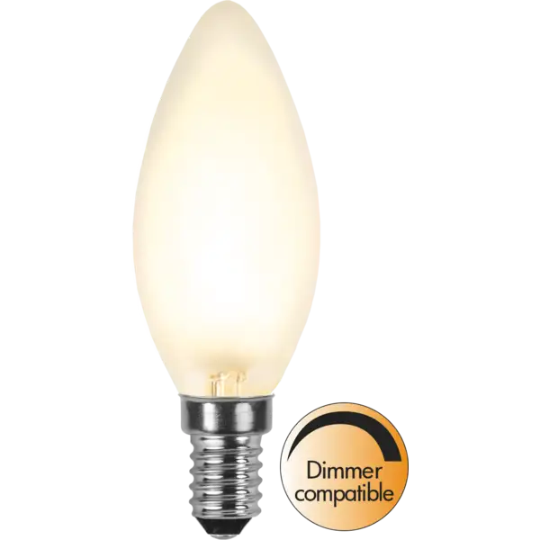 LED-lampa E14 Kron Opaque Filament RA90