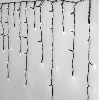 Icicle Lights Crispy Ice White