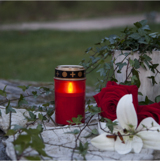 LED Memorial Candle Serene