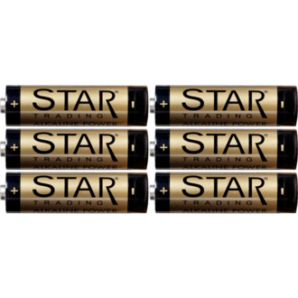 Battery 6 Pack AA 1,5V Power Alkaline
