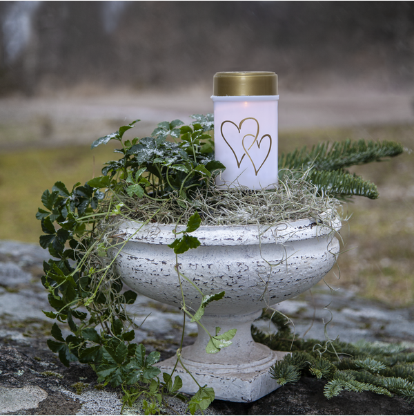 Solar Memorial Candle Hearty