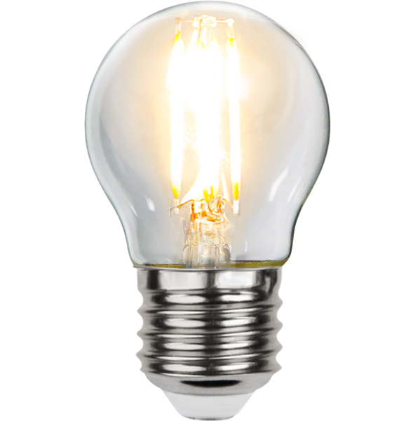 LED-Lampe E27 G45 Clear