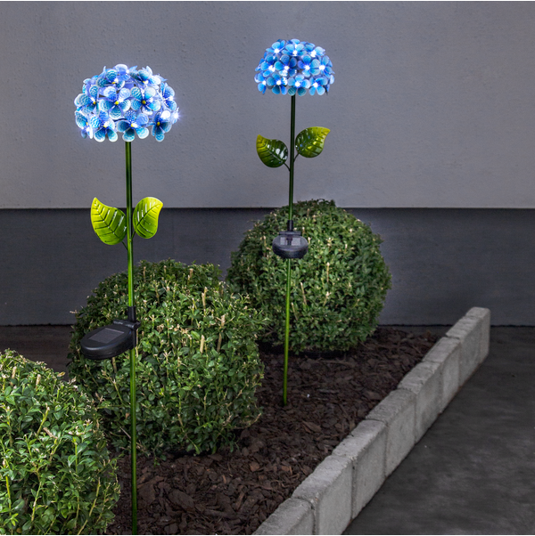 Solar Garden Stick Hortensia