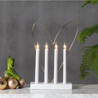 Candlestick Glossy Heart
