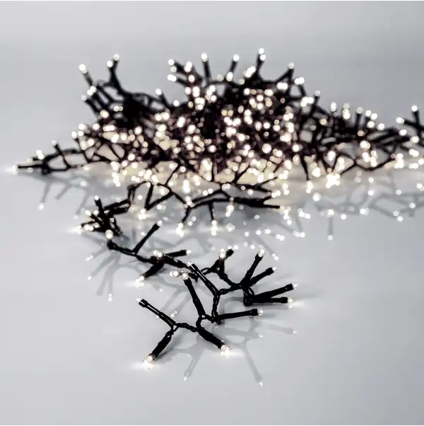 Lichterkette Crispy Ice White