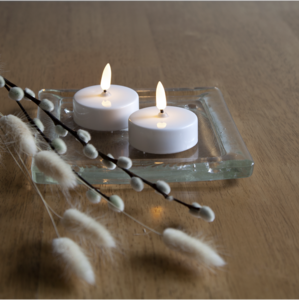 LED Tealight 2 Pack Flamme