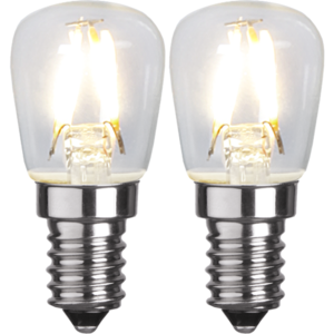 LED Lamp E14 2 Pack Clear