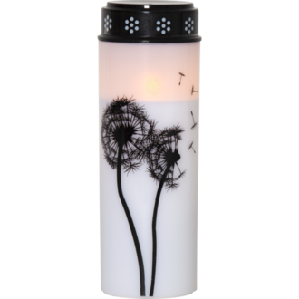LED Memorial Candle Dandelion