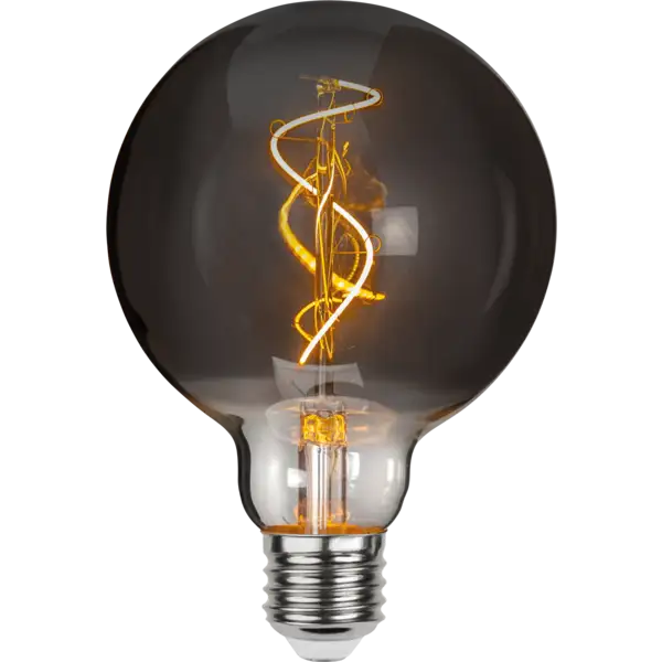 LED-lampa E27 Glob 95 Decoled Grace Smoke