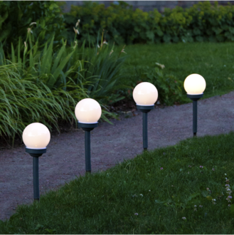 Solar Bollard 4 Pack Globus