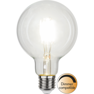 LED Lamp E27 G95 Clear