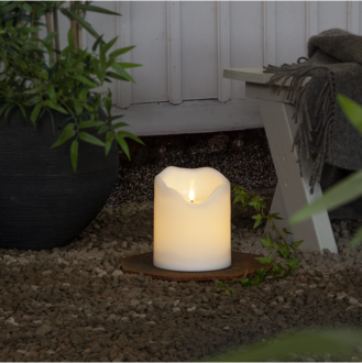 LED Pillar Candle Flamme Grand