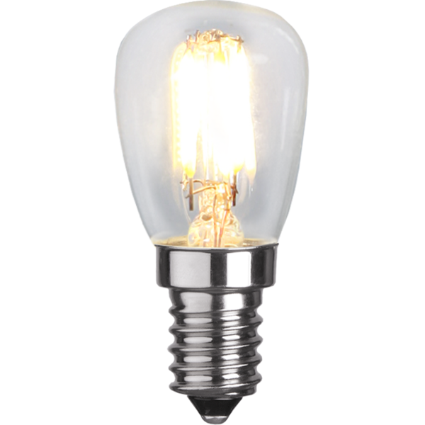LED-lampa E14 Päronlampa Clear