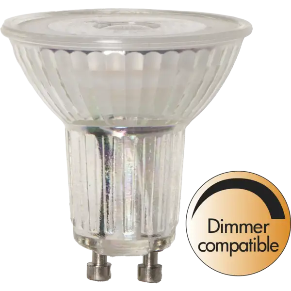 LED-lampa GU10 MR16 Spotlight Glass