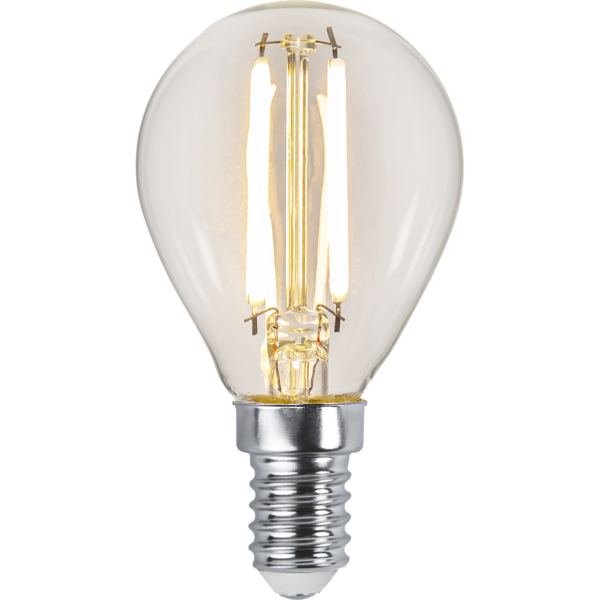 LED-lampa E14 Klot Clear White Filament