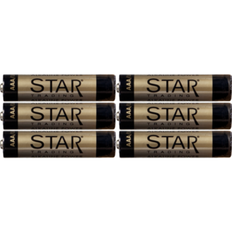 Battery 6 Pack AAA 1,5V Power Alkaline