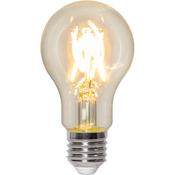LED Lamp E27 A60 Clear Dim to Warm