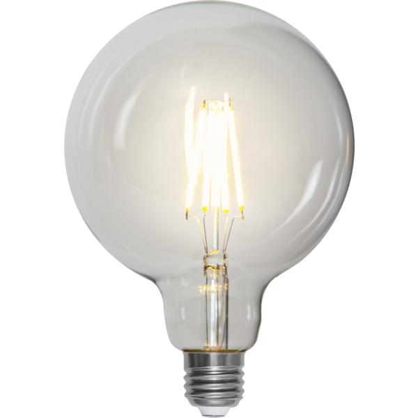 LED Lamp E27 G125 Clear