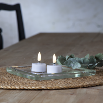 LED Tealight 2 Pack Flamme