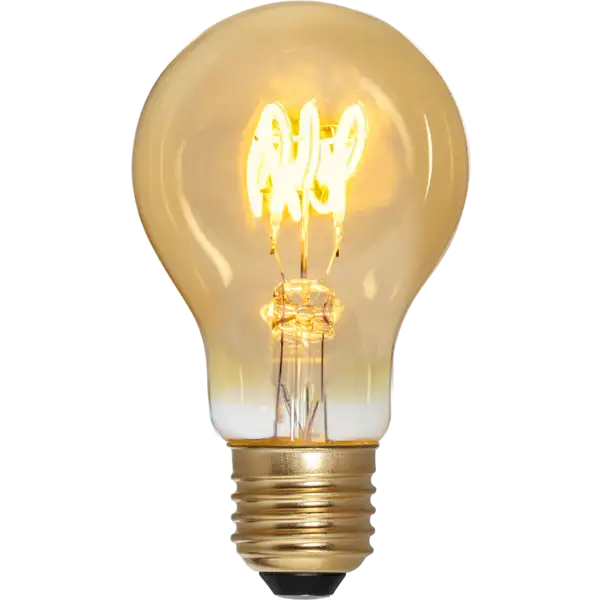 LED-lampa E27 Normal Decoled Spiral Amber