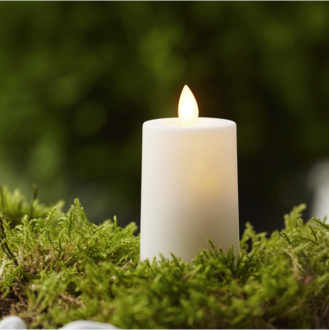 LED Pillar Candle M-Twinkle