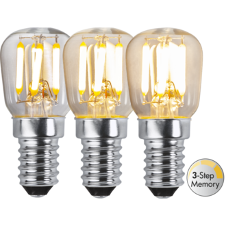 LED Lamp E14 ST26 Clear 3-step Memory