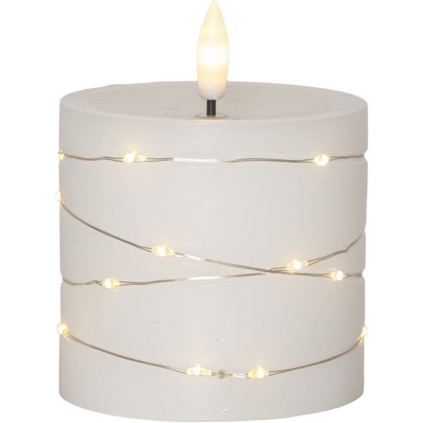 LED Pillar Candle Flamme Dew
