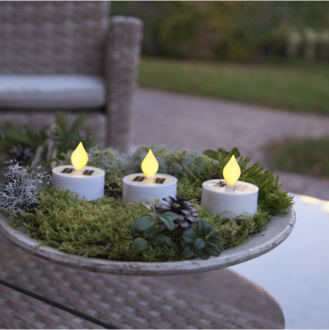 Solar Candle 3 pack Saul