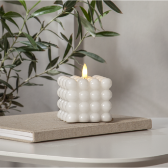 LED Pillar Candle Flamme Dot